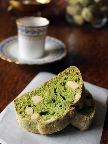 Kale and Almond Biscotti