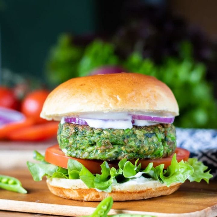 Spinach and Pea Burgers Veggie Desserts