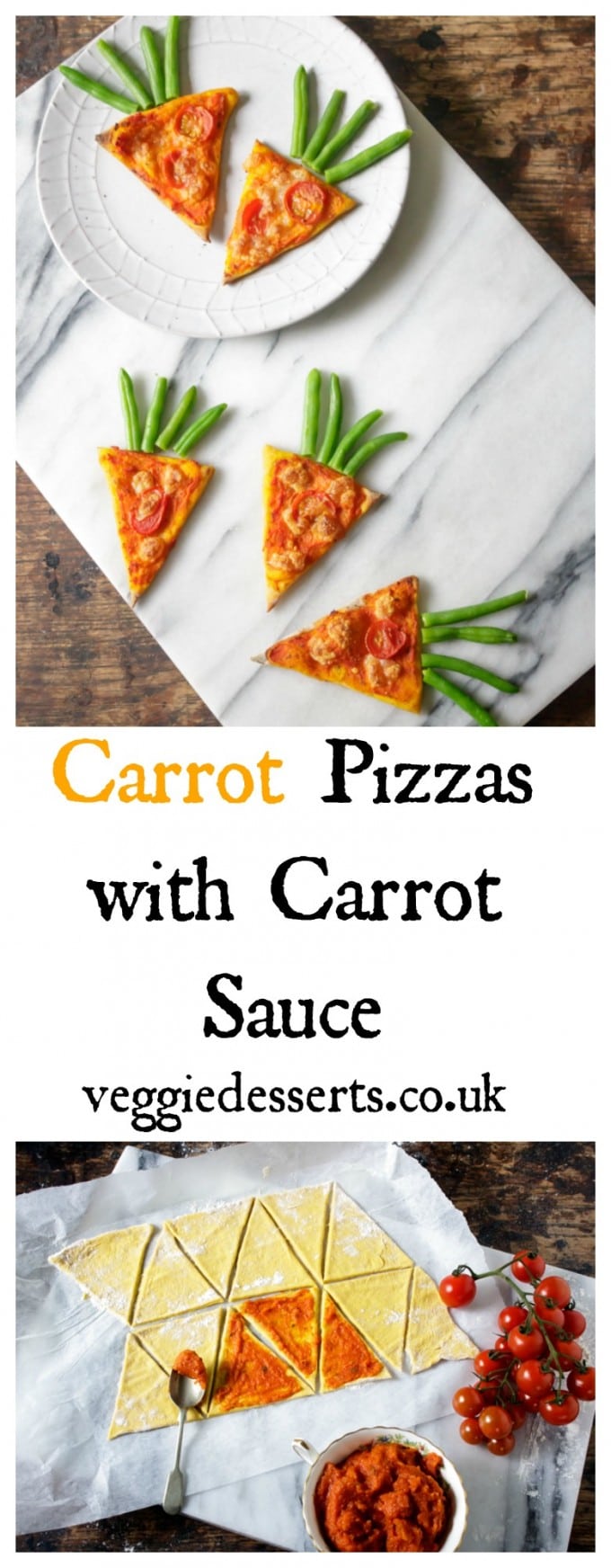 Carrot Pizza Crust with Carrot Sauce Veggie Desserts