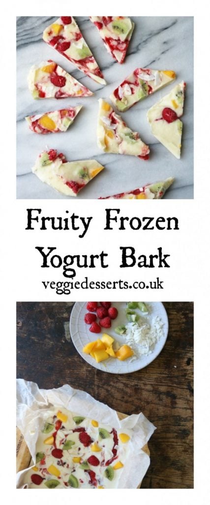 Fruity Frozen Yogurt Bark | Veggie Desserts Blog