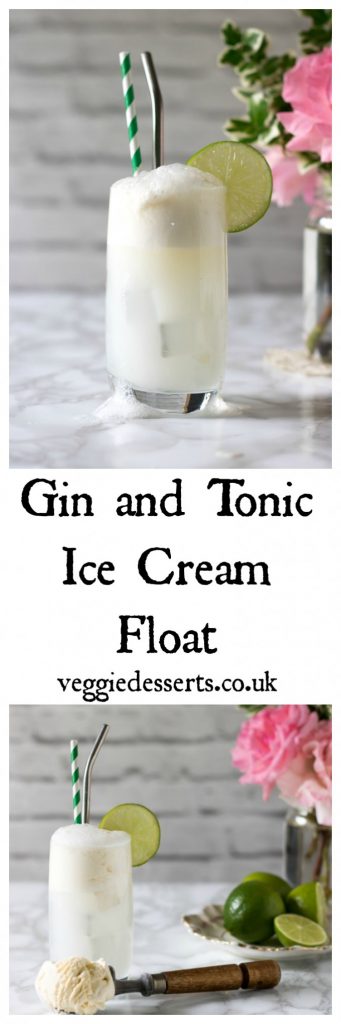 Gin and Tonic Float | Veggie Desserts Blog