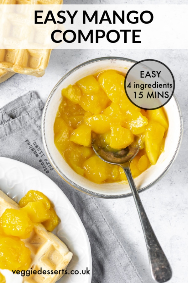 Pinnable image for Mango Compote