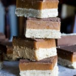 A stack of millionaire's shortbread.