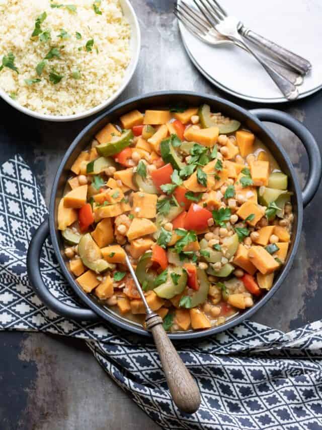 EASY VEGAN VEGETABLE TAGINE STORY Veggie Desserts