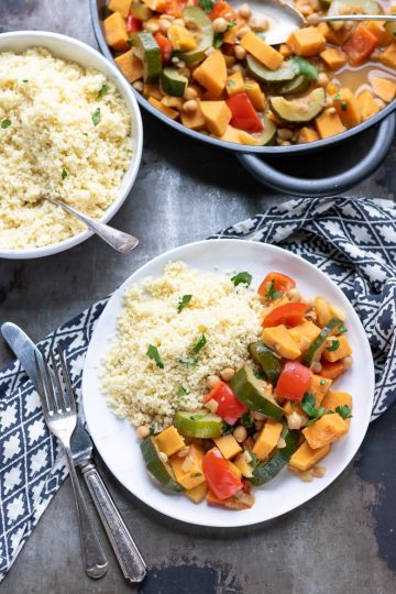 Easy Vegan Vegetable Tagine - Veggie Desserts