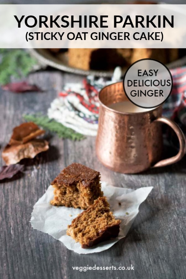 pinnable image for Yorkshire Parkin recipe