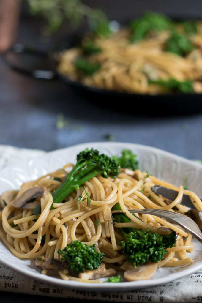 Tenderstem® and Mushroom One Pot Pasta-image