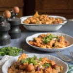 This easy vegan peanut stew is ready in just 25 minutes. It's a hearty and flavourful dish.