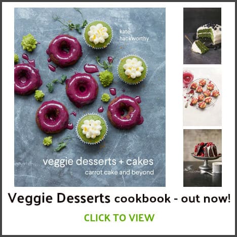 Veggie Desserts Cookbook by Kate Hackworthy