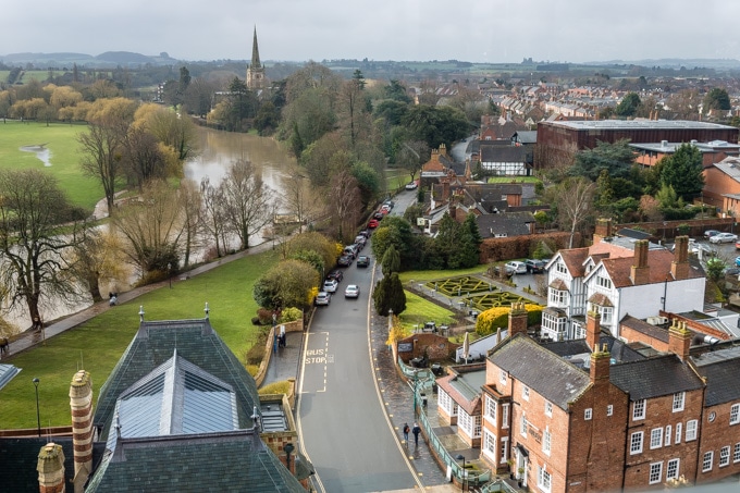 View from the RSC Tower - Stratford upon Avon