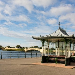 Southport - Marine Lake and Victorian Shelter