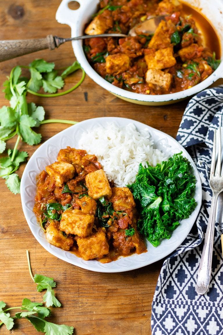 Plate of curry.