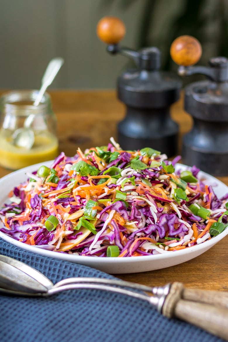 purple cabbage salad dressing