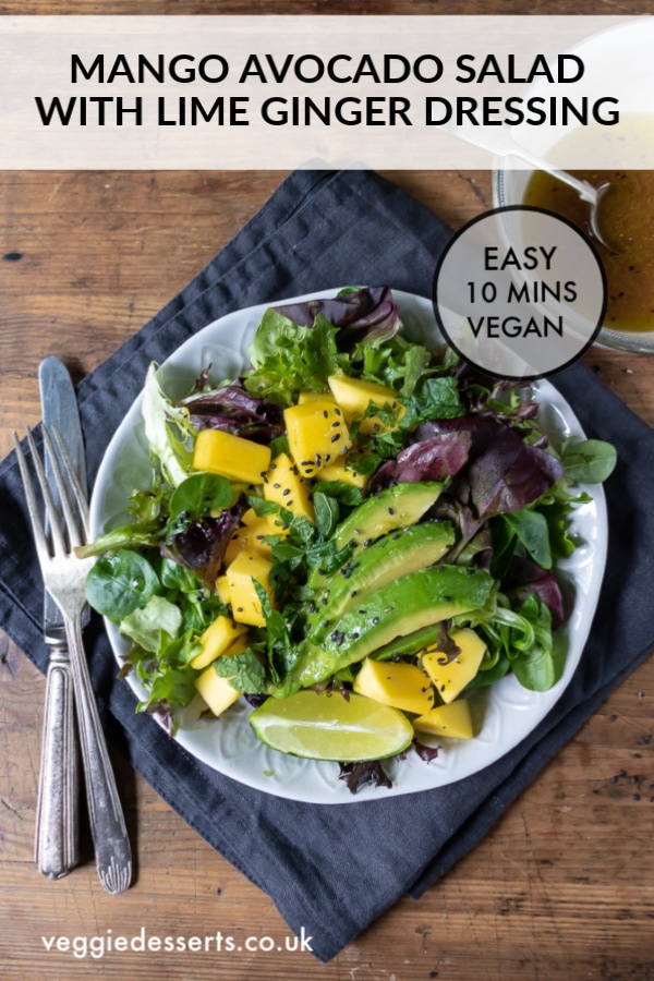 Pinnable image for mango salad