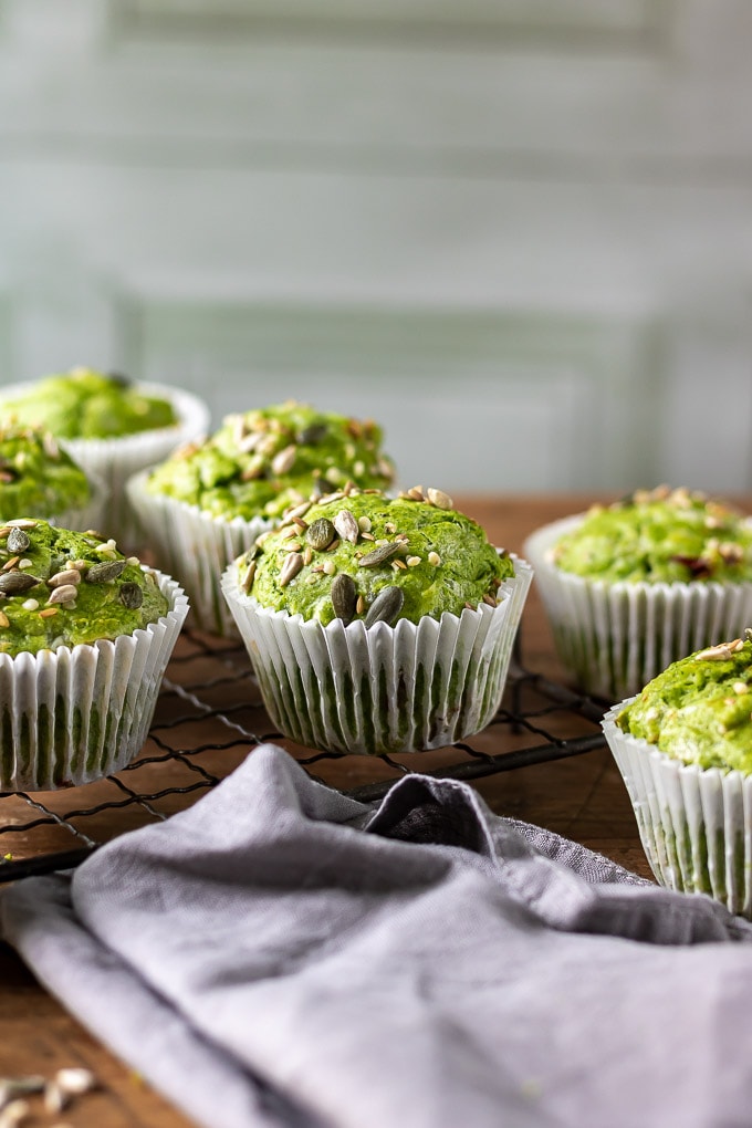 Kale Green Muffins - Veggie Desserts