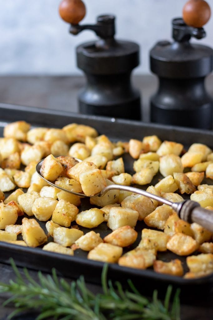 Parmentier Potatoes (Cubed Potatoes) - The Dinner Bite