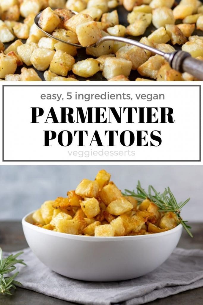 pinnable image for parmentier potatoes recipe