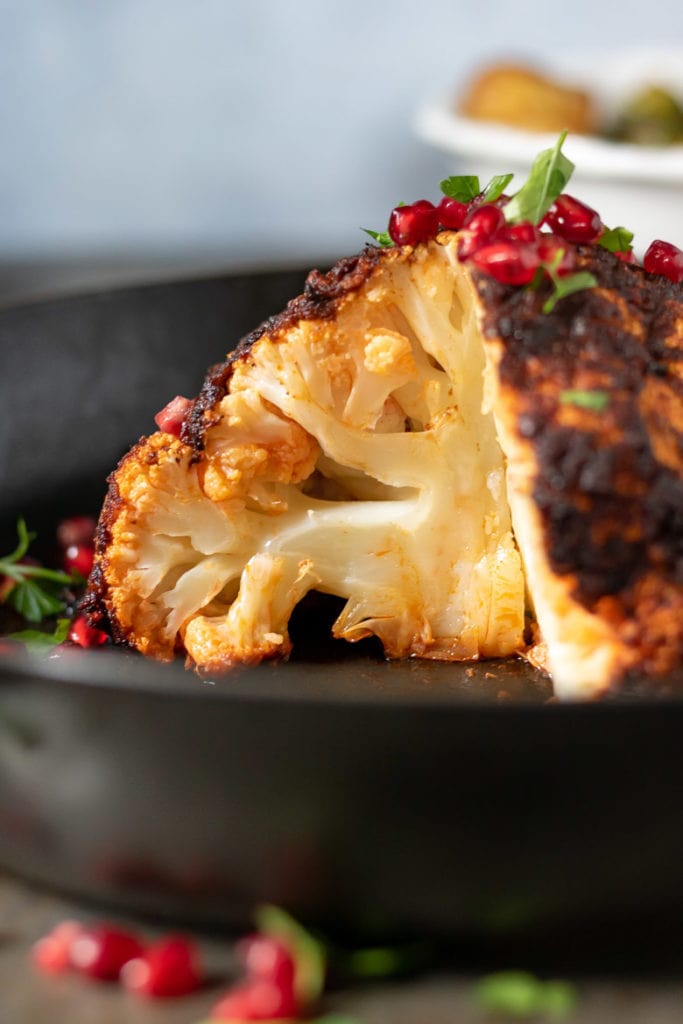 Whole Roasted Cauliflower with Garlic and Paprika Veggie Desserts