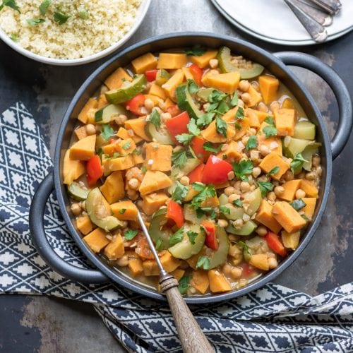 Easy Vegan Vegetable Tagine - Veggie Desserts