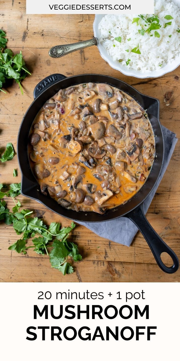 Mushroom Stroganoff - Veggie Desserts