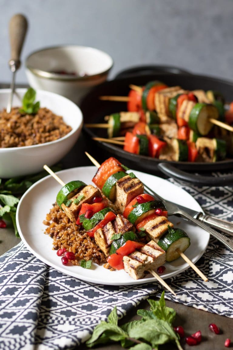 Persian Grilled Vegetable Tofu Skewers Veggie Desserts