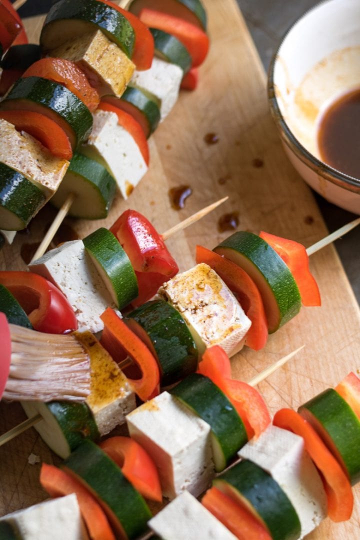 Persian Grilled Vegetable Tofu Skewers Veggie Desserts