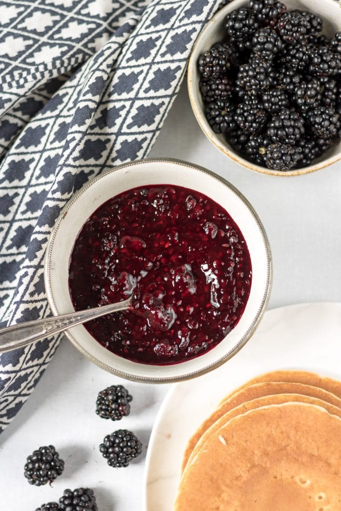 Easy Blackberry Compote Veggie Desserts