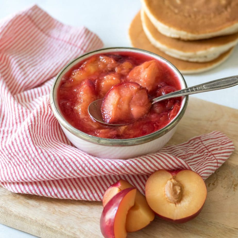 Easy Plum Compote Recipe Veggie Desserts