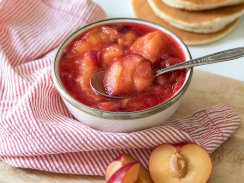 Easy Plum Compote Recipe Veggie Desserts