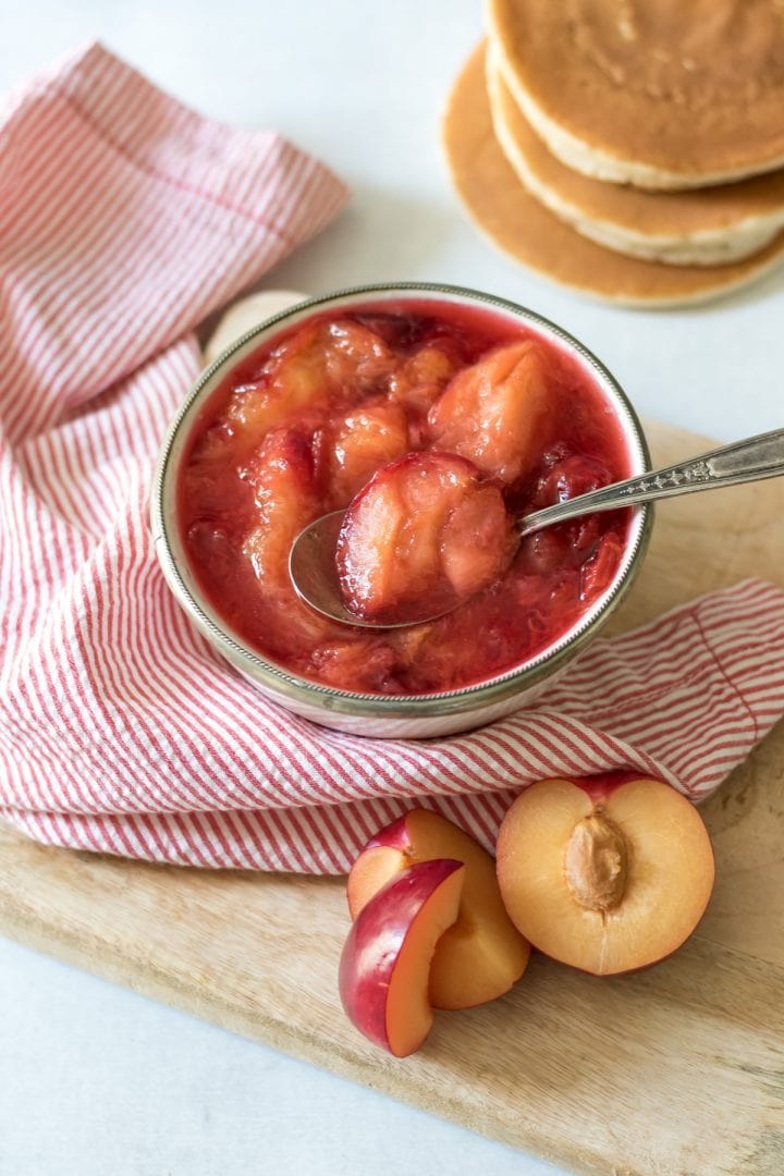 Easy Plum Compote Recipe Veggie Desserts