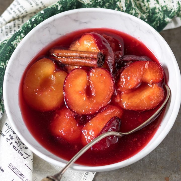 Easy Stewed Plums Veggie Desserts