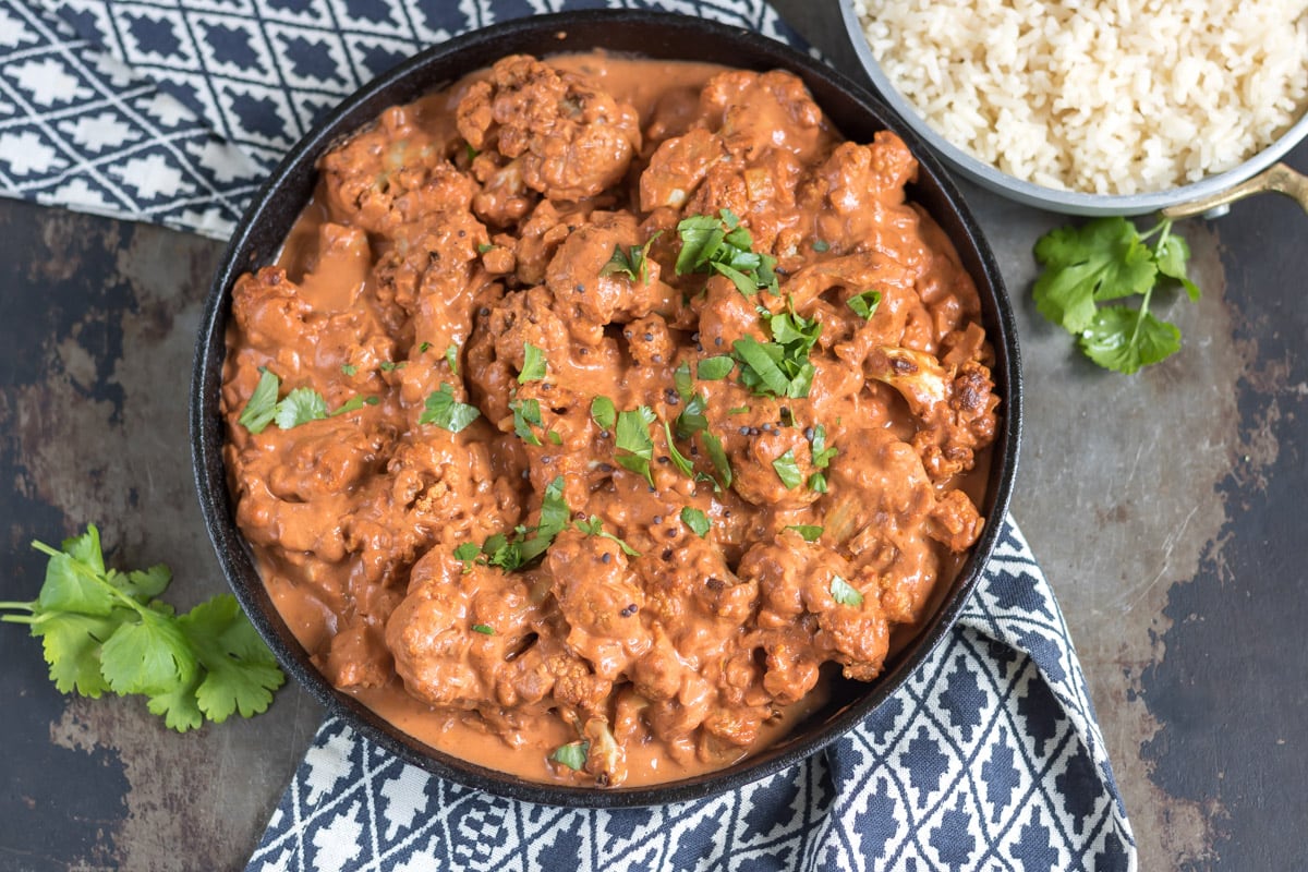 Vegan Butter Chicken (Cauliflower) - Veggie Desserts