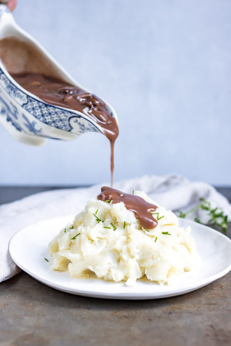 Easy Mushroom Gravy with Red Wine Veggie Desserts