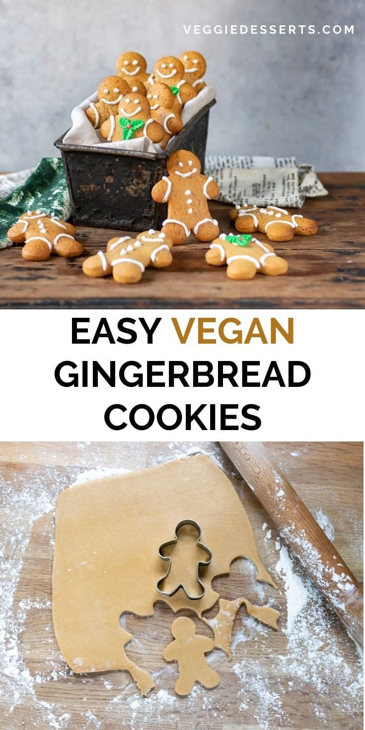 Easy Vegan Gingerbread Cookies - Veggie Desserts