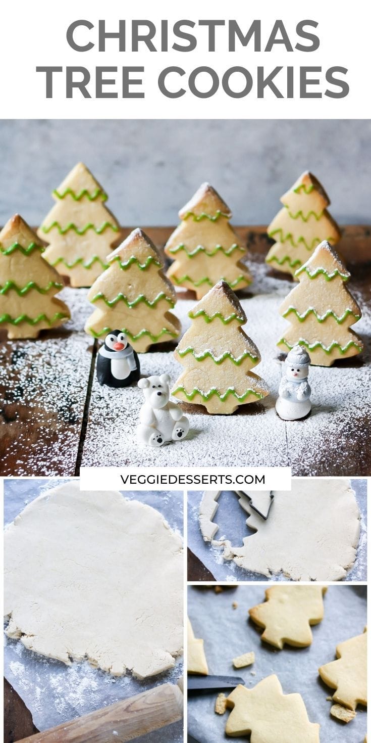Christmas Tree Cookies - Veggie Desserts
