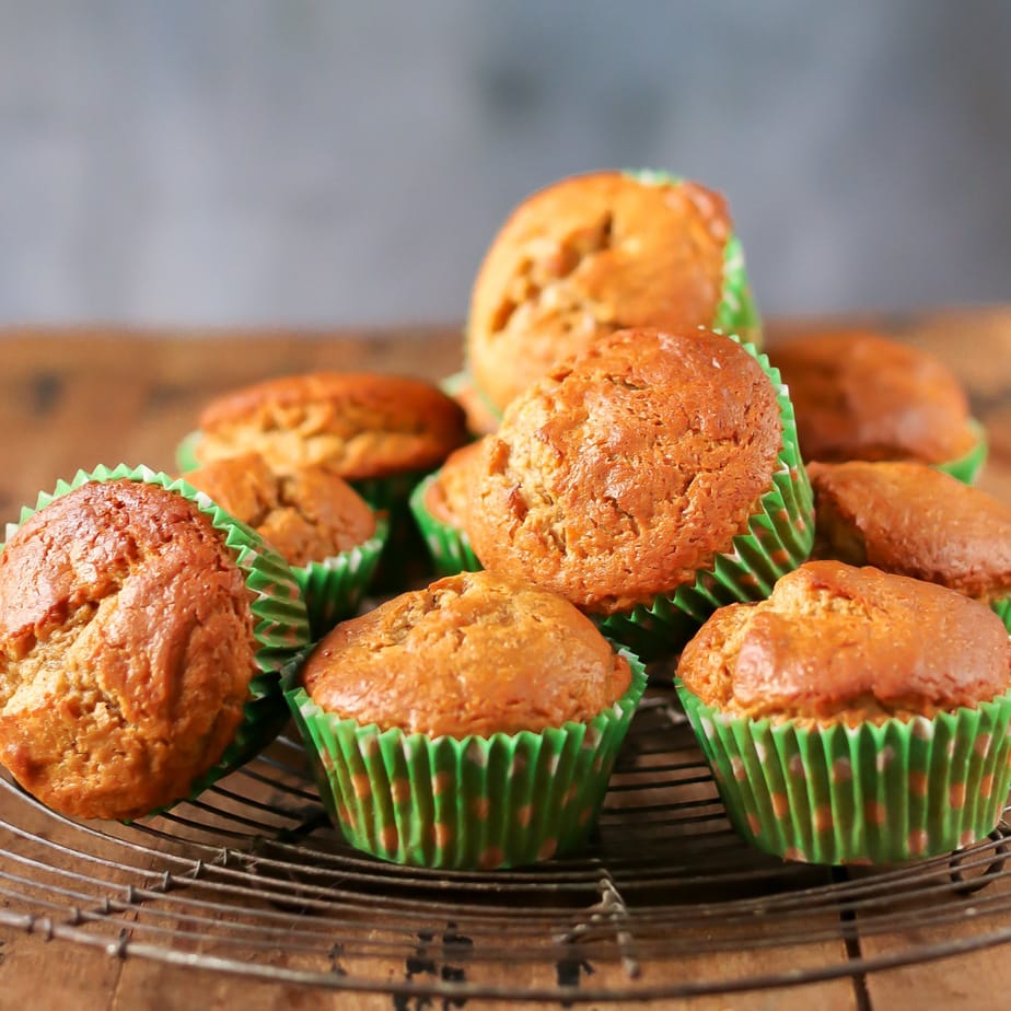 Easy Spiced Persimmon Muffins