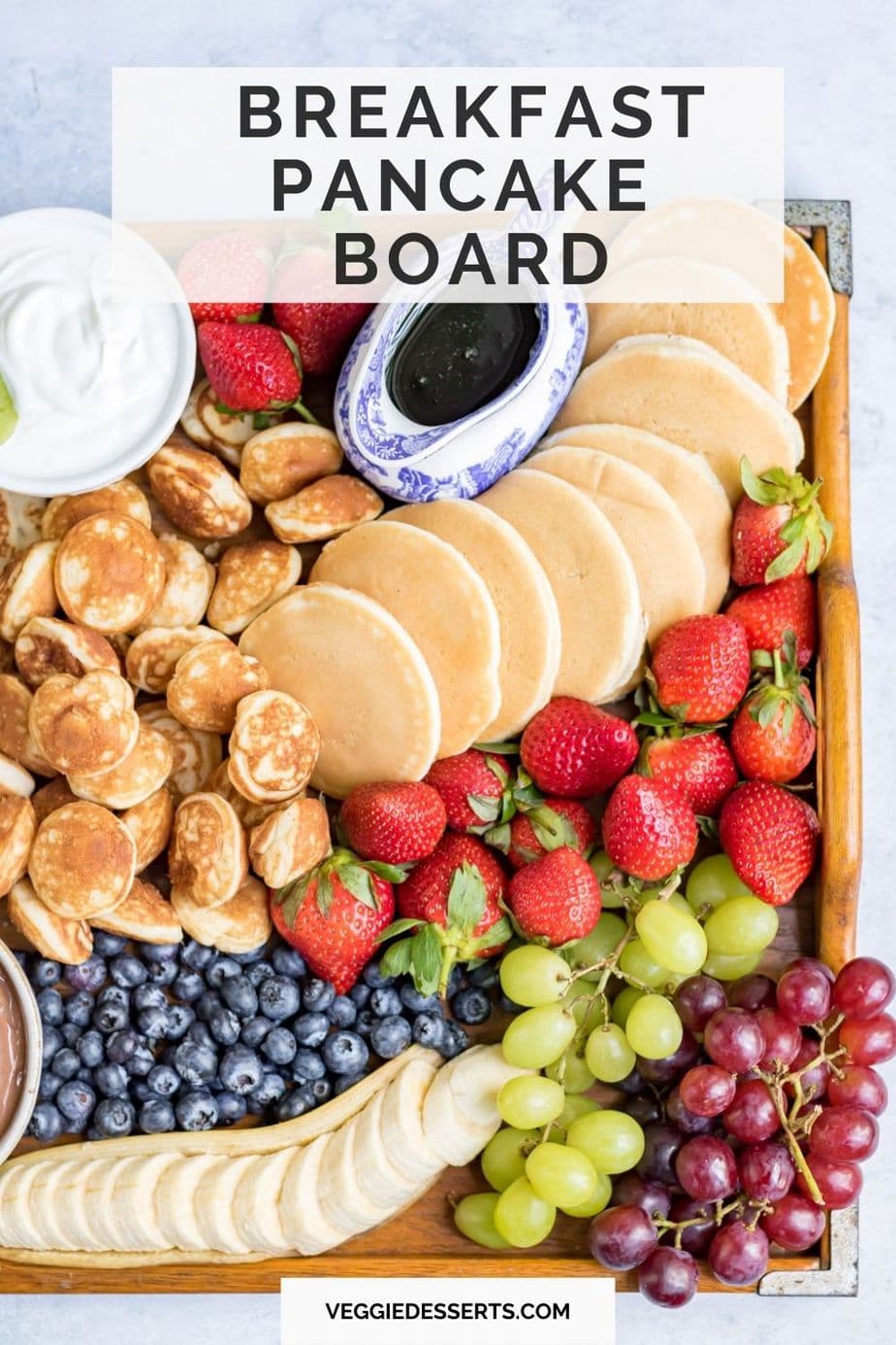 Pancake Board (Breakfast Charcuterie Platter) Veggie Desserts