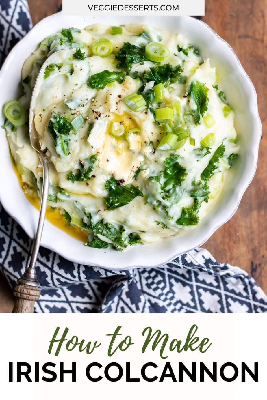 Colcannon Champ Traditional Irish Colcannon Potatoes - Veggie Desserts