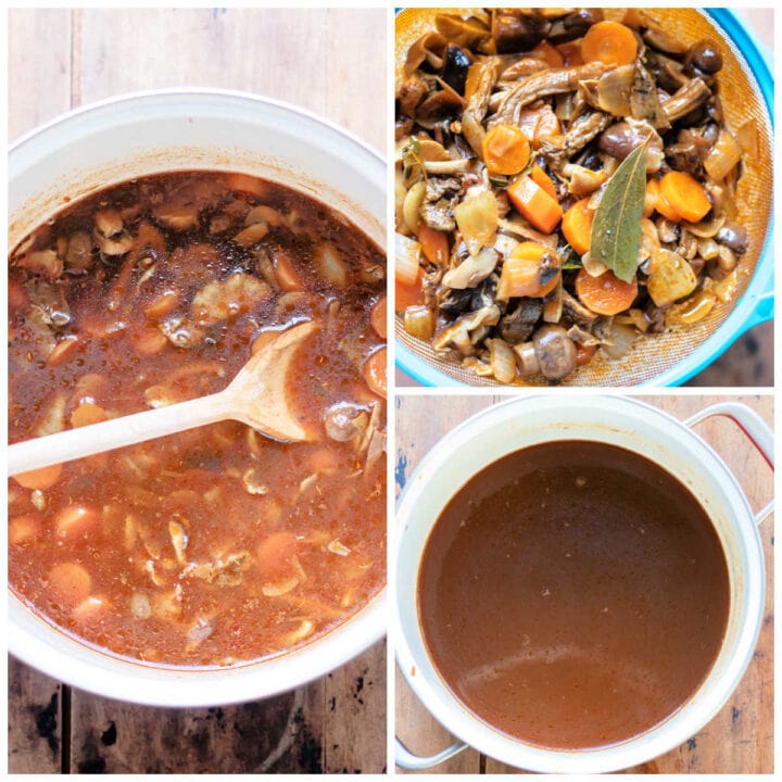 Easy Mushroom Stock / Broth Veggie Desserts