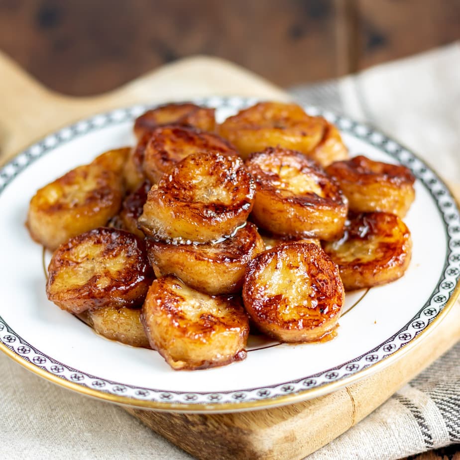 Maple Pan-Fried Bananas - Veggie Desserts