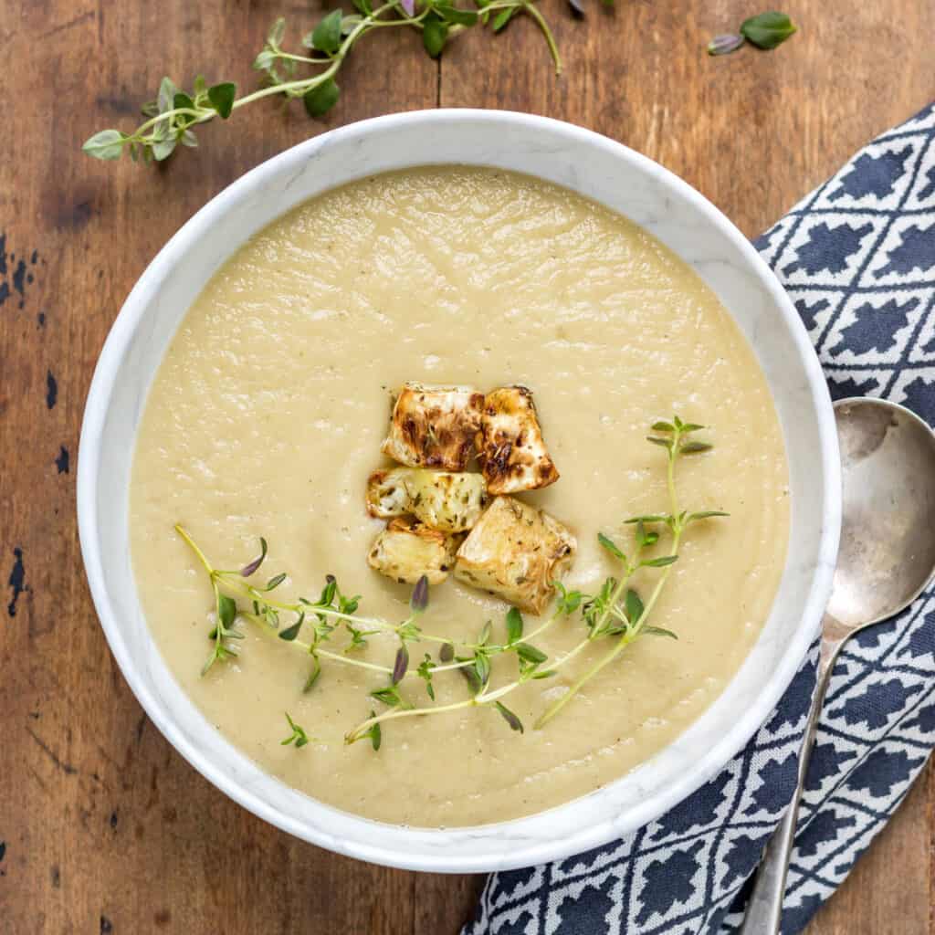 Creamy Celeriac Soup Veggie Desserts