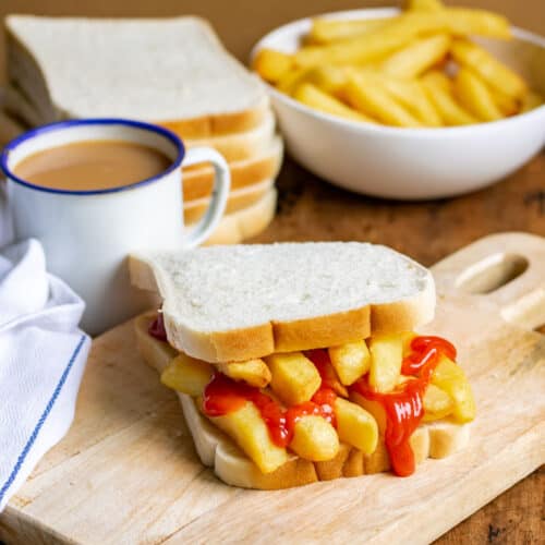 British Chip Butty Veggie Desserts