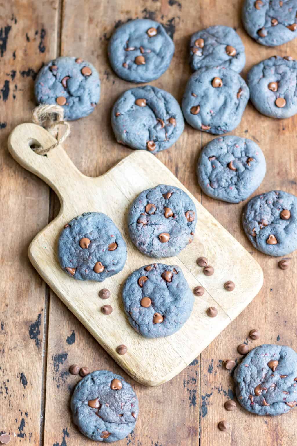 Blackberry Cookies (Naturally blue!) Veggie Desserts