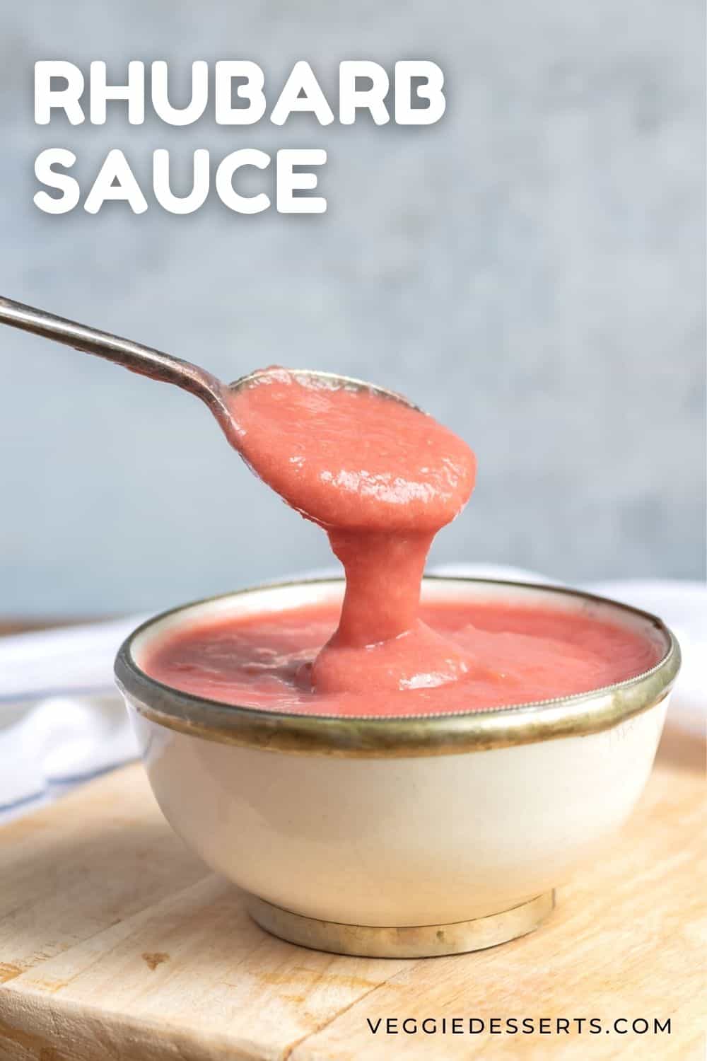 Rhubarb Sauce (10 mins) Veggie Desserts