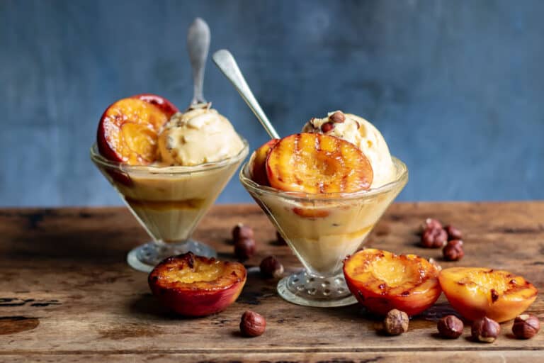 Grilled Nectarines with Maple and Brown Sugar Veggie Desserts