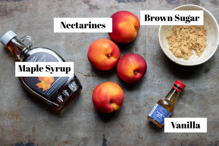 Grilled Nectarines with Maple and Brown Sugar Veggie Desserts