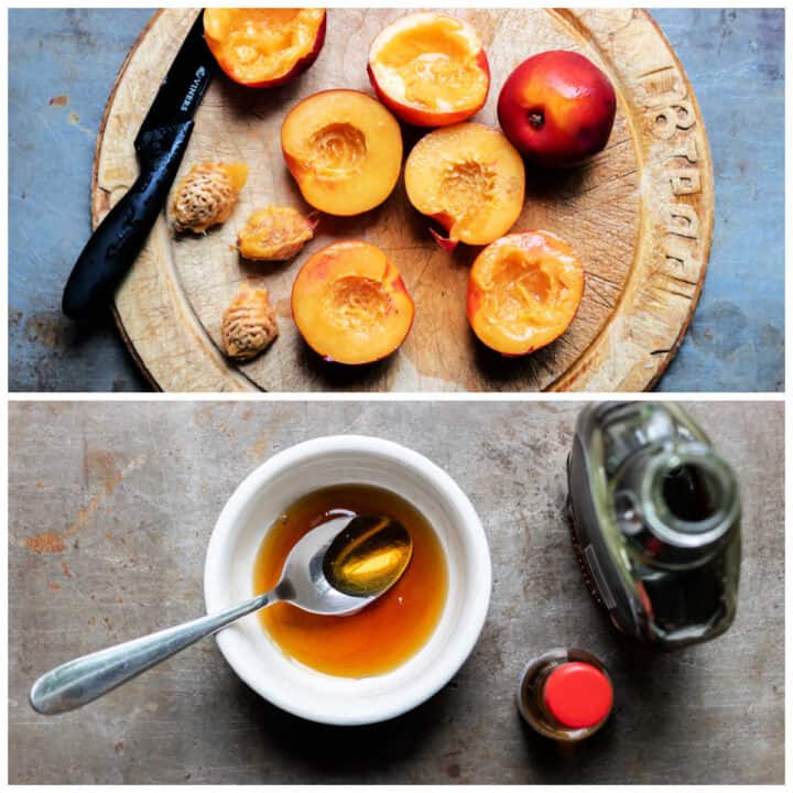 Grilled Nectarines with Maple and Brown Sugar Veggie Desserts