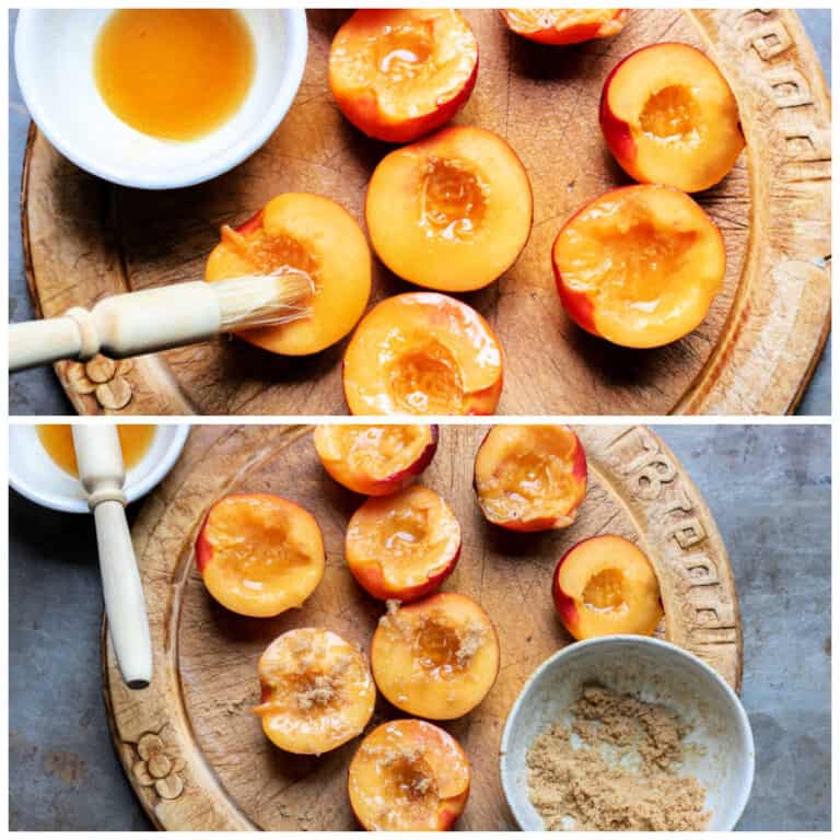 Grilled Nectarines with Maple and Brown Sugar Veggie Desserts
