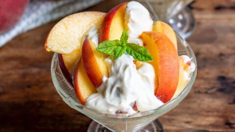 Peaches and Cream - Veggie Desserts