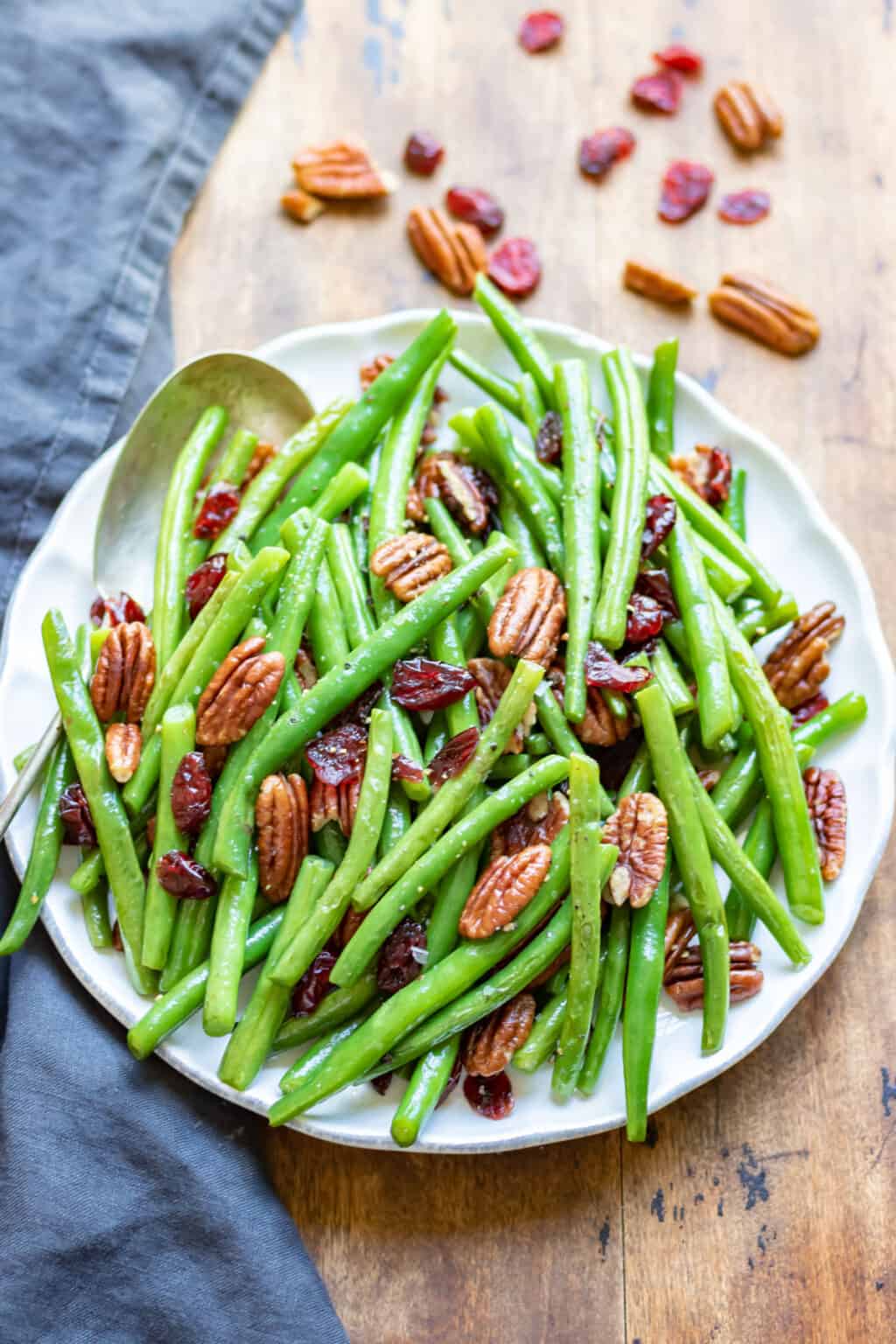 Green Beans with Cranberries and Pecans Veggie Desserts